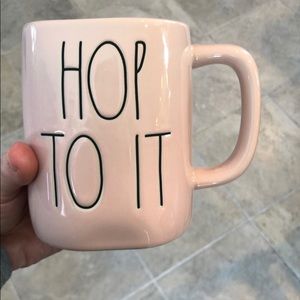 Rae Dunn Hop To It -Pink Mug